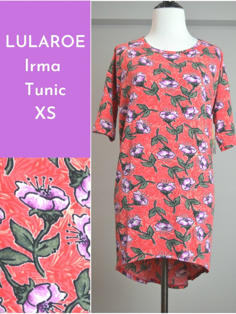 NWT XS Floral Irma